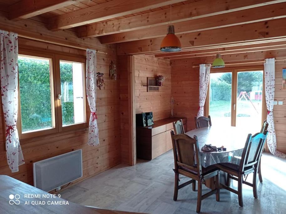 Chalet Familial En Bois A 150 M De La Mer Santec Екстер'єр фото